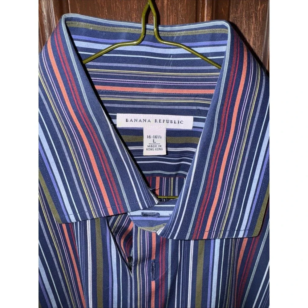 Banana‎ Republic Men’s Large Button Down Shirt Multicolor